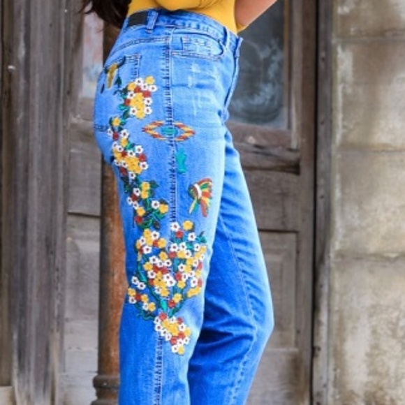 Best in Jeans❣️L&B Embroidered Jeans - Picture 4 of 7